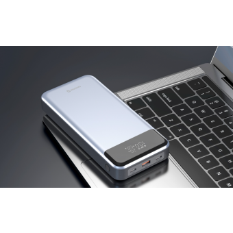 SWISSTEN PowerBank, 30000mAh, Power Delivery 133W, modrá