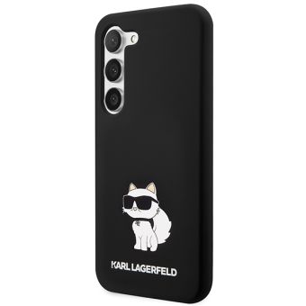 Obal Karl Lagerfeld Liquid Silicone Choupette NFT Samsung Galaxy S24+ 5G S926 KLHCS24MSNCHBCK Black