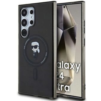 Karl Lagerfeld Samsung Galaxy S24 Ultra KLHMS24LHFCKNOK black HC MAGSAFE IML IKONIK
