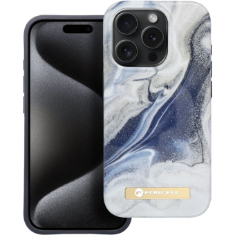 Plastové puzdro na Apple iPhone 15 Plus Forcell F-Protect Mirage MagSafe magic sand