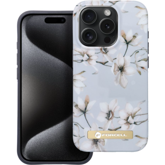 Plastové puzdro na Apple iPhone 15 Plus Forcell F-Protect Mirage MagSafe spring flowers