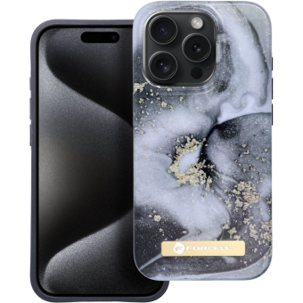 Plastové puzdro na Apple iPhone 14 Plus Forcell F-Protect Mirage MagSafe marble mist