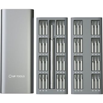 UF-TOOLS, skrutkovač, sada 48v1, šedý