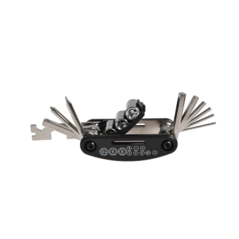 Rockbros GJ1601, 16-in-1, multifunkčné náradie na opravu bicyklov, čierne