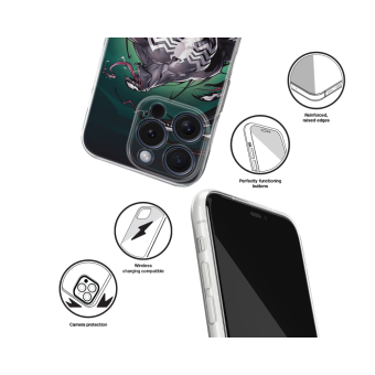 Silikónové puzdro na Apple iPhone 15 Original Licence Cover Venom 010