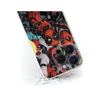 Silikónové puzdro na Apple iPhone 15 Plus Original Licence Cover Deadpool 033