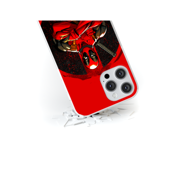 Silikónové puzdro na Apple iPhone 15 Original Licence Cover Deadpool 006