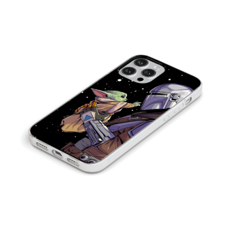 Silikónové puzdro na Apple iPhone 15 Plus Original Licence Cover Baby Yoda 019