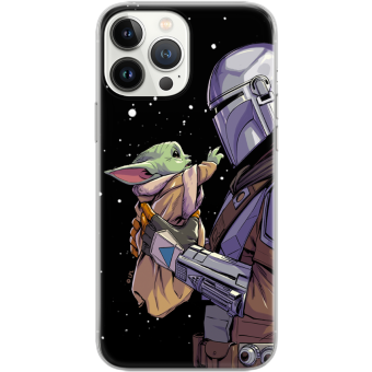 Silikónové puzdro na Apple iPhone 15 Plus Original Licence Cover Baby Yoda 019
