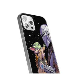 Silikónové puzdro na Apple iPhone 15 Pro Original Licence Cover Baby Yoda 019