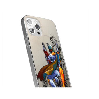 Silikónové puzdro na Apple iPhone 15 Plus Original Licence Cover Boba Fett 003