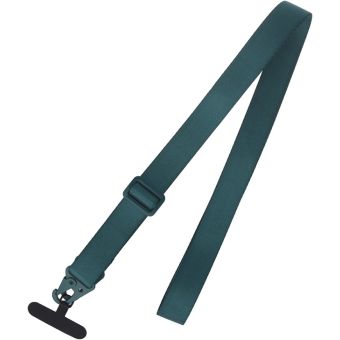 Šnúrka na mobil, univerzálna, nastaviteľná dĺžka - tmavozelená