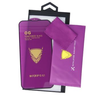 Tvrdené sklo OG Premium Motorola Moto G24/G04 black frame