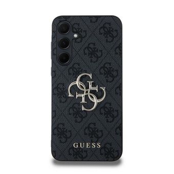 Obal Guess PU 4G Metal Logo Samsung Galaxy A35 5G A356 GUHCSA354GMGGR Grey