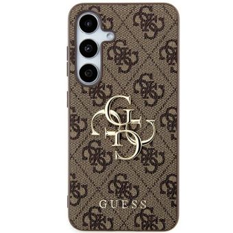 Obal Guess PU 4G Metal Logo Samsung Galaxy A55 5G A556 GUHCSA554GMGBR Brown