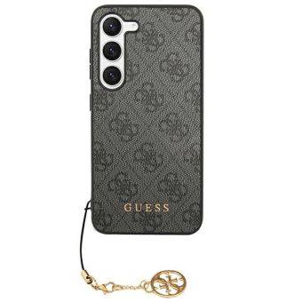 Obal Guess 4G Charm Samsung Galaxy A35 5G A356 GUHCSA35GF4GGR Grey