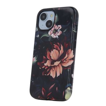 Obal Decor case Apple iPhone 15 Plus Peony
