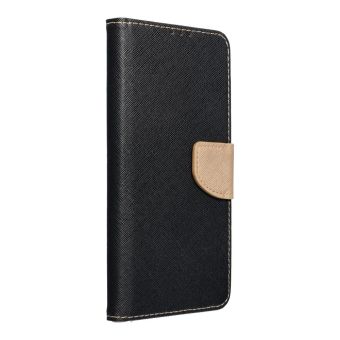 Obal Fancy Book Xiaomi Redmi 13 4G black/gold