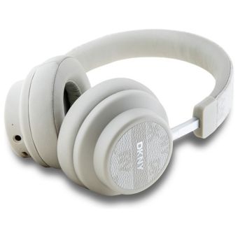 DKNY PU Leather Checkered Pattern Bluetooth Stereo Headphone DKBHM2PCSHLP ružové