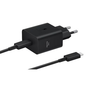 Nabíjačka Samsung EP-T4511XBE 45W Plus kábel USB-C - čierna