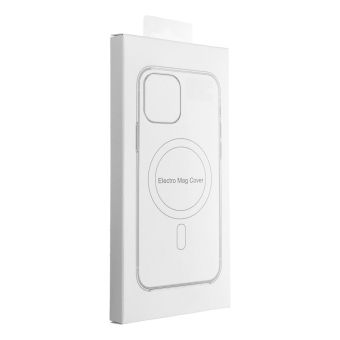 Obal ELECTRO MAG COVER MagSafe Apple iPhone 16 strieborný