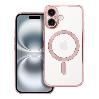 Obal ELECTRO MAG COVER MagSafe Apple iPhone 16 ružovo zlatý