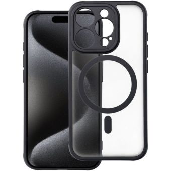 Obal Full Matte Mag Cover MagSafe Apple iPhone 16 Pro black