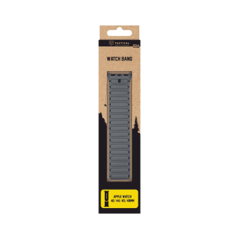 Remienok Tactical MagBand Apple Watch 42/44/45/49 sivý/oranžový