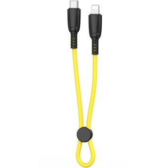 XO NB-Q248A cable PD USB-C-Lightning 0,25m 27W yellow
