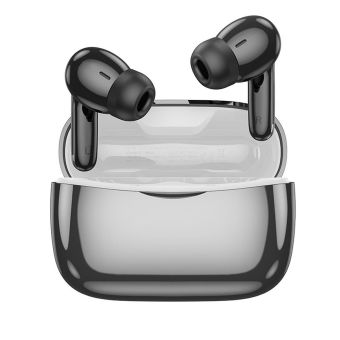 HOCO bezdrôtové slúchadlá bluetooth TWS ANC PlusENC EQ16 - strieborno-čierne