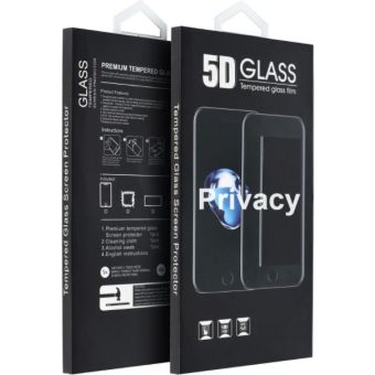 5D Full Glue Tvrdené sklo Apple iPhone 16 Pro (Privacy) black