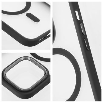 Obal Matte Mag Cover MagSafe Apple iPhone 16 Pro Max black