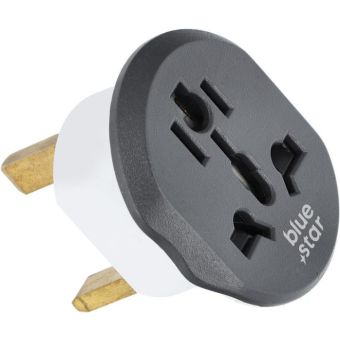 BLUE STAR travel adapter GO TO UK (Type G) 13 white
