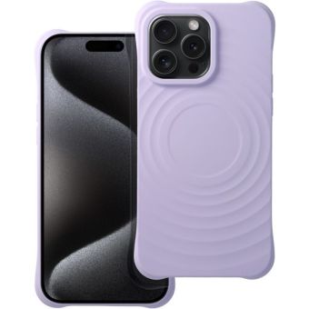 Obal Silicone Zephyr Mag Cover compatible with MagSafe Apple iPhone 15 Plus lilac