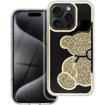 Obal TEDDY BEAR Case Apple iPhone 16 Pro gold