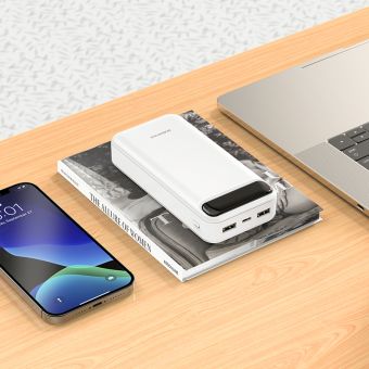 Borofone Freeway BJ14A 20000mAh 2xUSB-A White