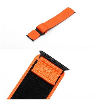 Remienok FORCELL F-DESIGN FA05 nylon Apple Watch 38/40/41mm oranžový