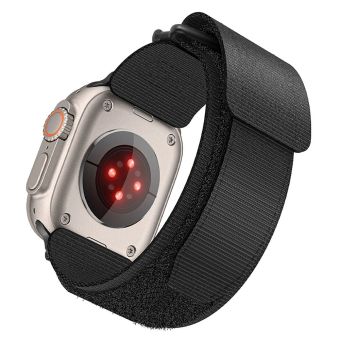 Remienok FORCELL F-DESIGN FA05 nylon Apple Watch 42/44/45/49mm čierny