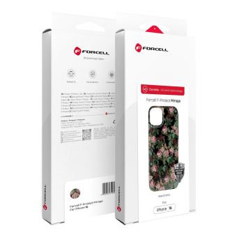 FORCELL F-PROTECT Mirage case compatible with MagSafe for IPHONE 16 PRO MAX rose drama