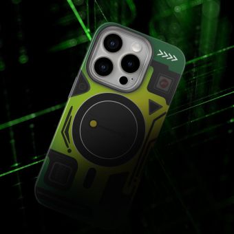 Obal FORCELL F-PROTECT Levels with Dual Layer 4D technology, Miliatry Drop Tested, MagSafe, Apple iPhone 16 Pro cyber green