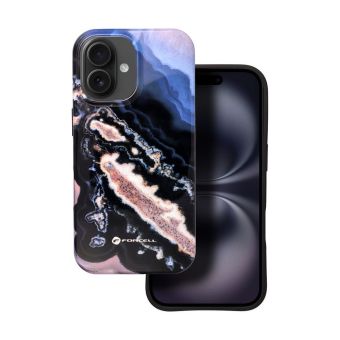 FORCELL F-PROTECT Mirage case compatible with MagSafe for IPHONE 16 gold island