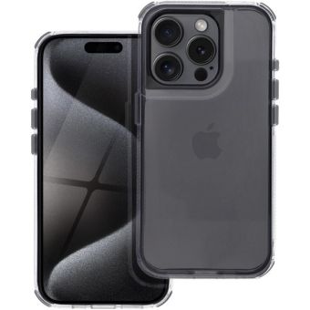 Obal MATRIX CLEAR Case Apple iPhone 15 Pro Max black