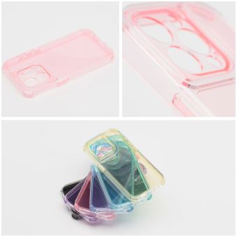 Obal MATRIX CLEAR Case Apple iPhone 15 Pro powder pink