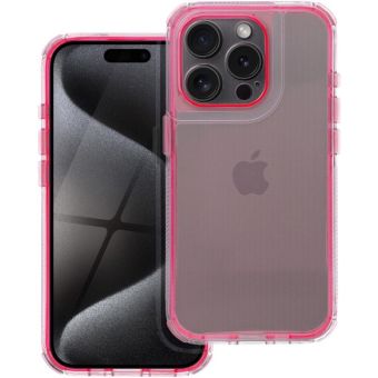 Obal MATRIX CLEAR Case Apple iPhone 15 Pro powder pink