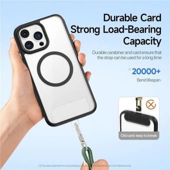 DUX DUCIS Plaz, šnúrka na krk pre mobil, zelená