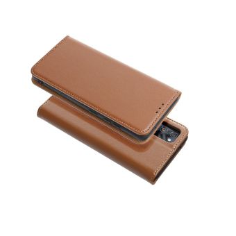 Obal Leather Smart Pro Book Samsung Galaxy S24 FE 5G S721 brown