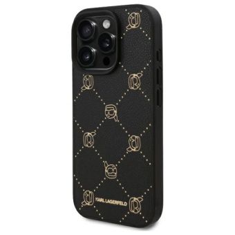 Karl Lagerfeld case for iPhone 16 Pro 6,3 KLHMP16LPGKHPHK black Hard Karl Head MagSafe