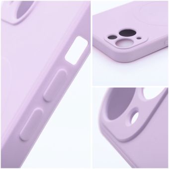 Obal SILICONE MAG COVER case MagSafe Samsung Galaxy S25 Ultra 5G S938 ružový