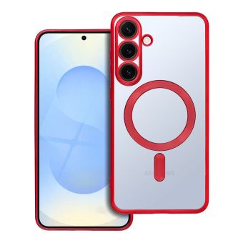 Obal ELECTRO MAG COVER MagSafe Samsung Galaxy S25 Plus 5G S936 červený