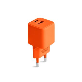 COLORUM Adaptér USB-A  Plus USB-C PD 30W CLS30-AC-10 - oranžový